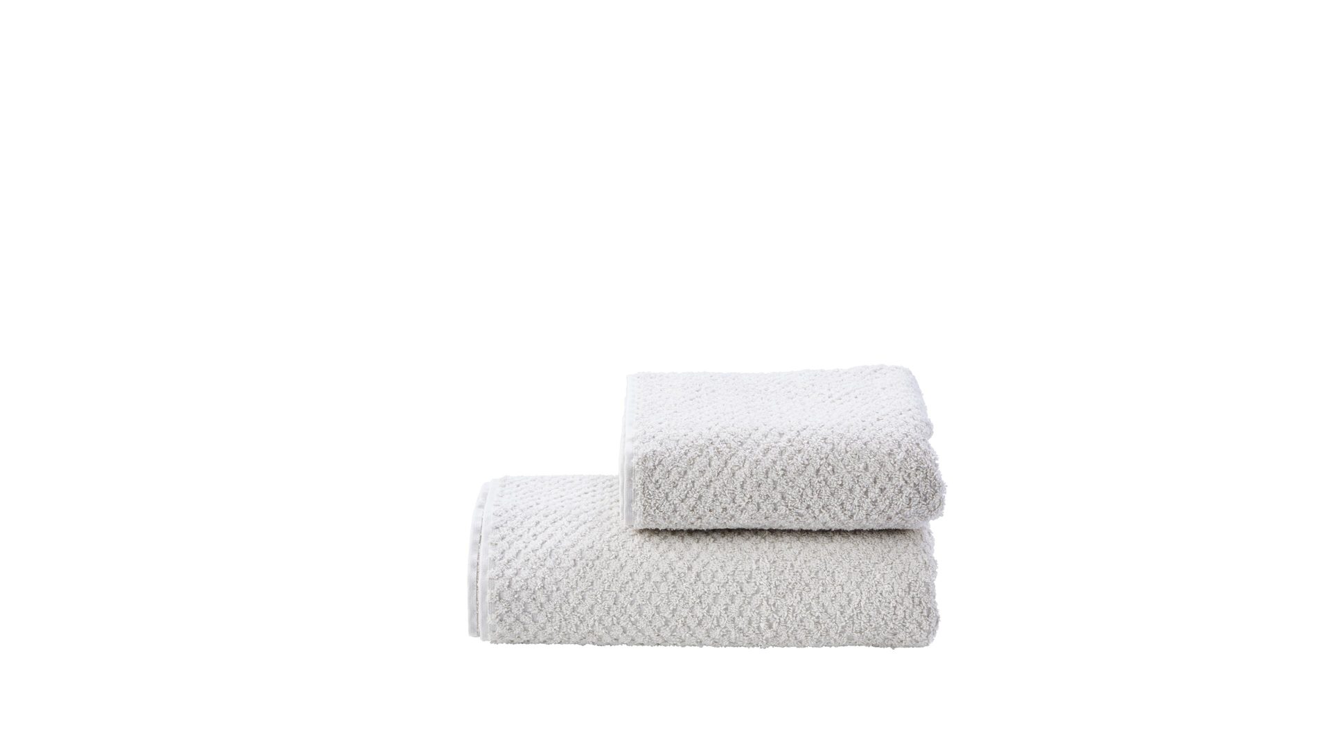 Handtuch-Set Done.® aus Stoff in Beige done.® Handtuch-Set Provence Honeycomb - Heimtextilien beige Baumwolle  – zweiteilig
