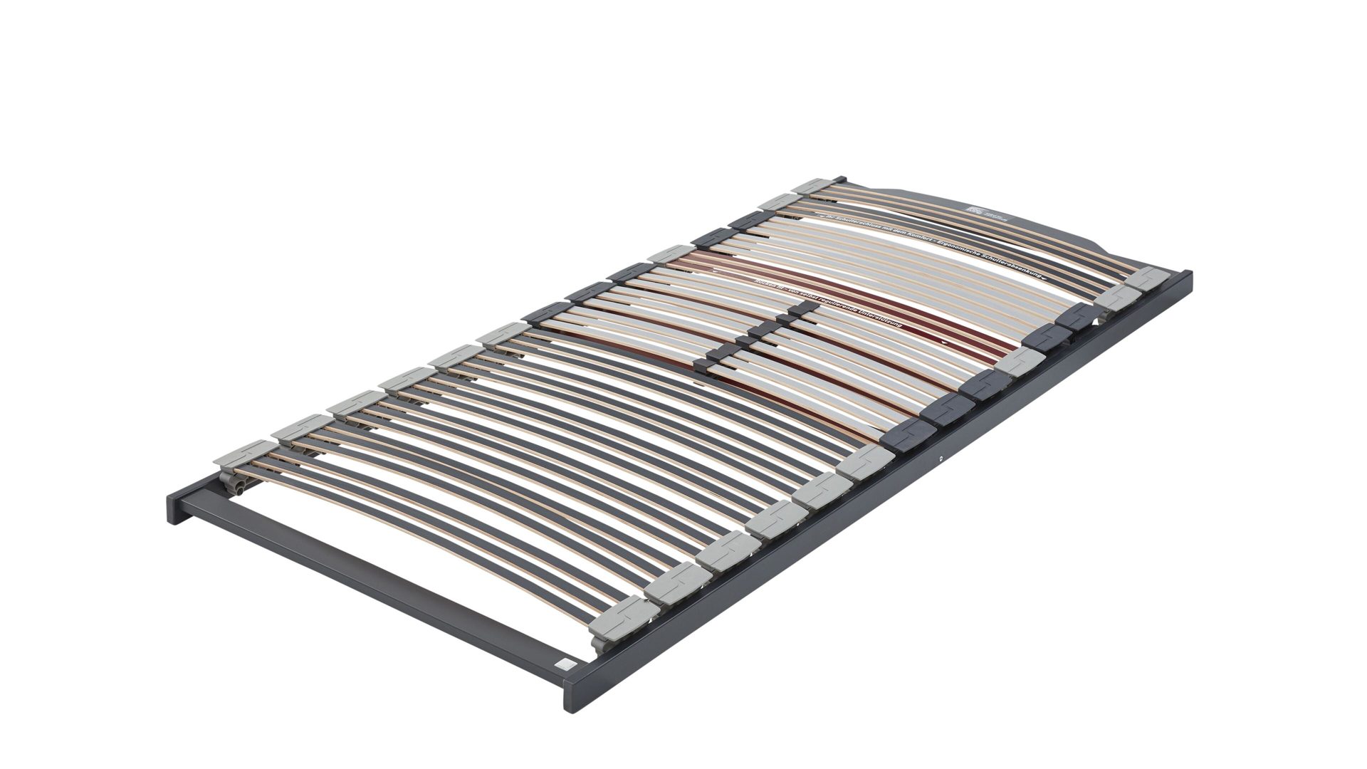Lattenrost Interliving aus Holz in Grau Interliving Lattenrost Serie 1943 starr – Liegefläche ca. 80 x 200 cm