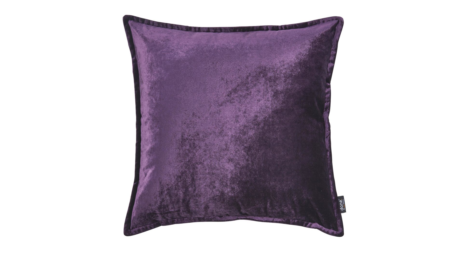 Kissenbezug /-hülle Done.® aus Stoff in Lila done.® Kissenhülle Cushion Glam lila Samt – ca. 65 x 65 cm