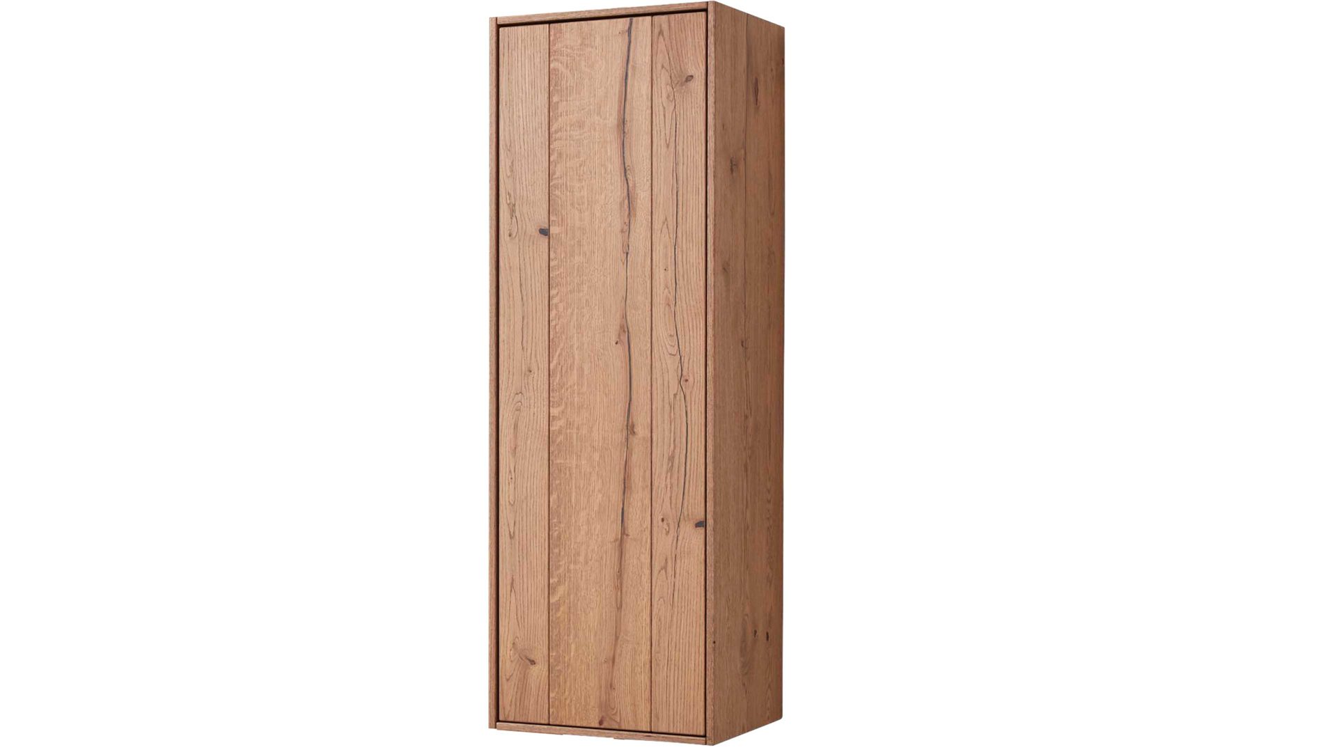 Hängeschrank Interliving aus Holz in Holzfarben Interliving Wohnzimmer Serie 2106 – Hängeschrank 620907 Raucheiche – eine Tür, rechts