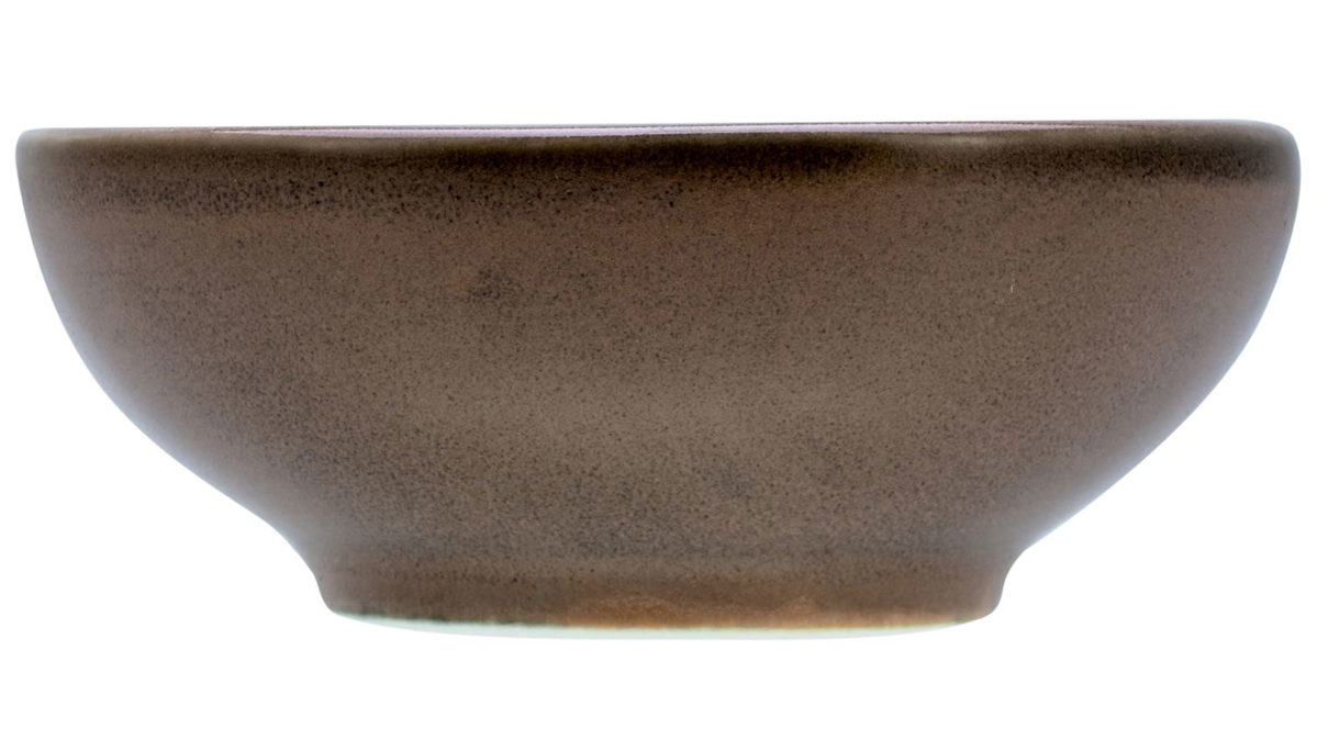 Schale Creatable aus Stein in Braun CREATABLE Sierra Nevada Rocca – Sojaschale braunes Steinzeug – Durchmesser ca. 8 cm