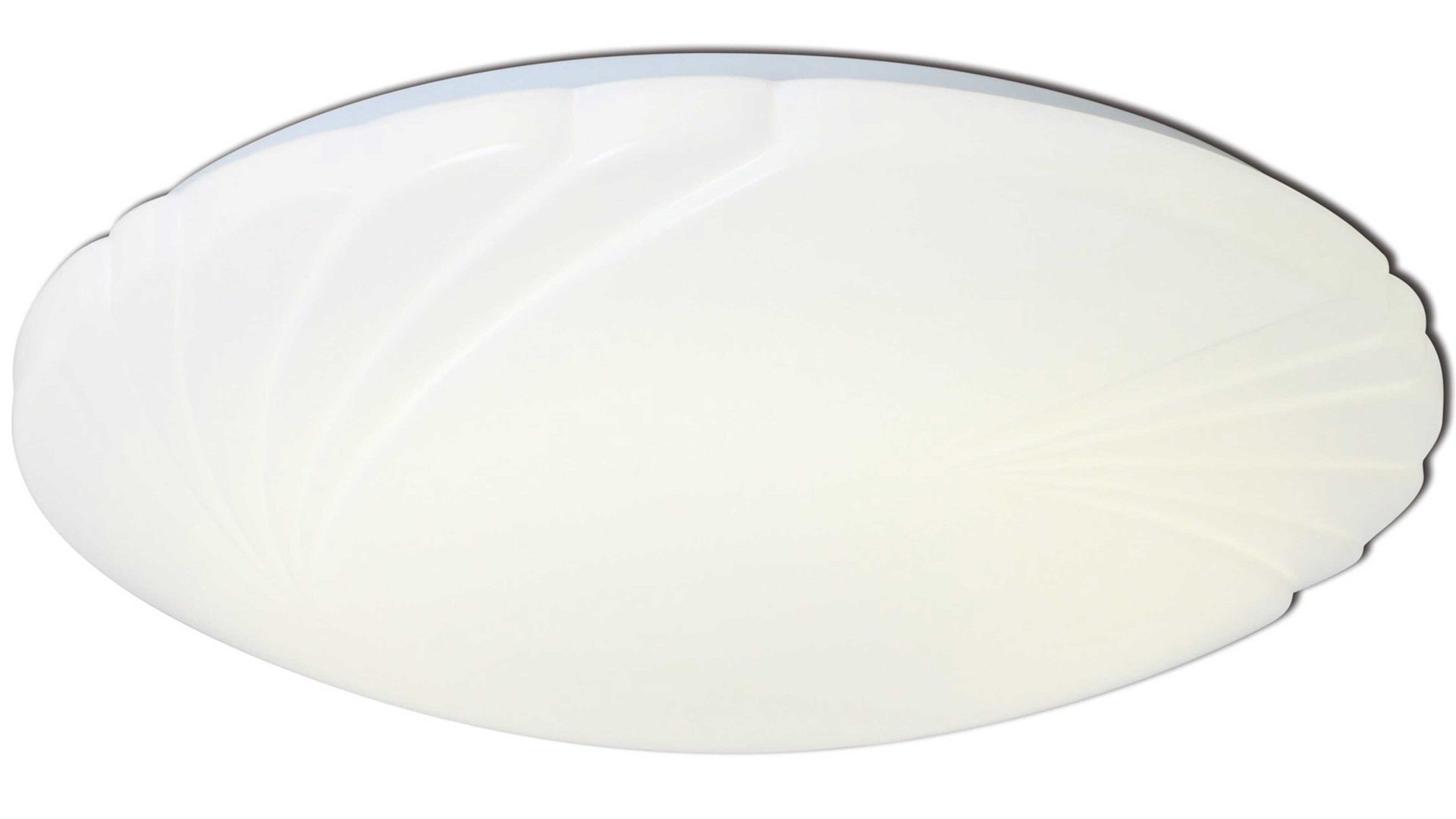 Deckenleuchte Näve aus Kunststoff in Weiß näve LED-Deckenleuchte Shelly weißer Kunststoff – Durchmesser ca. 35 cm