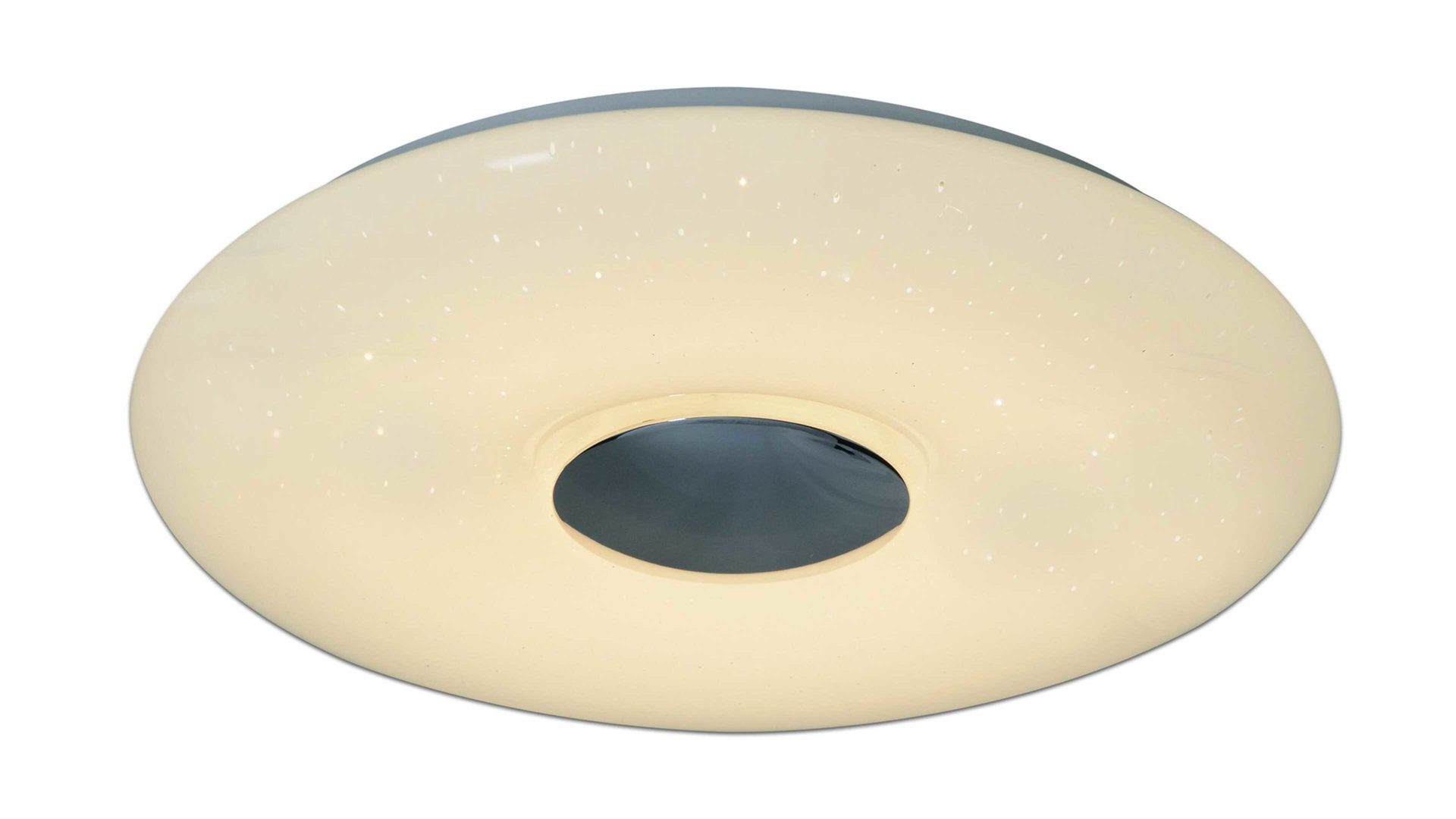 Deckenleuchte Näve aus Kunststoff in Weiß näve LED-Deckenleuchte Verona Chrom & Kunststoff – Durchmesser ca. 40 cm