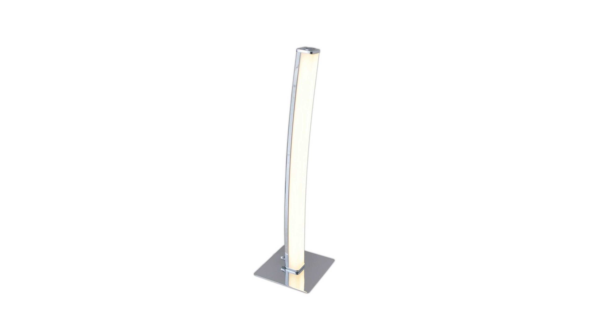 Tischleuchte Näve aus Metall in Metallfarben näve LED-Tischlampe Rip Chrom & Acryl – Höhe ca. 50 cm