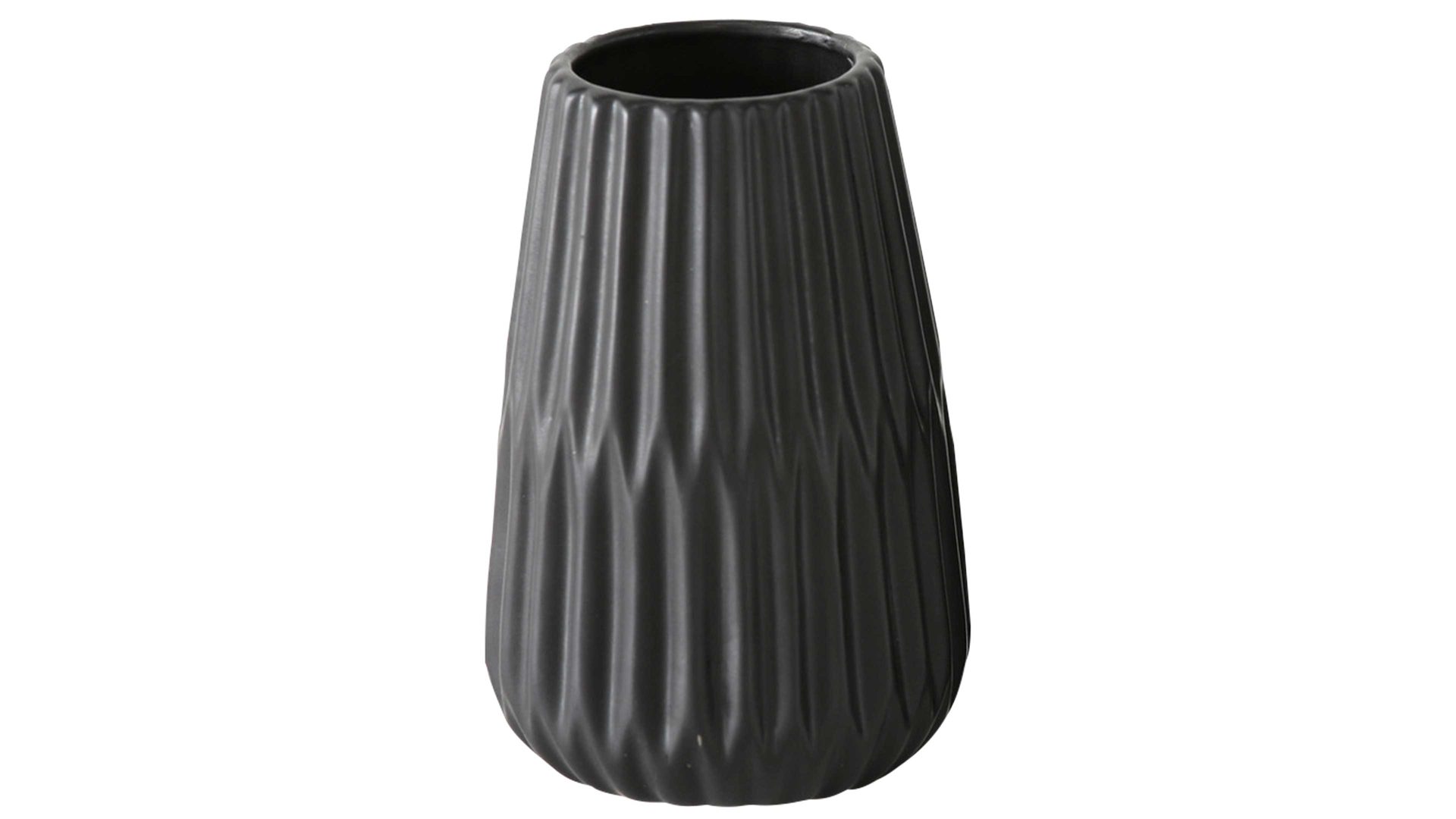 Vase Interliving BEST BUDDYS! aus Keramik in Schwarz Interliving BEST BUDDYS! Vase Esko mattschwarzes Porzellan - Durchmesser ca. 8 cm