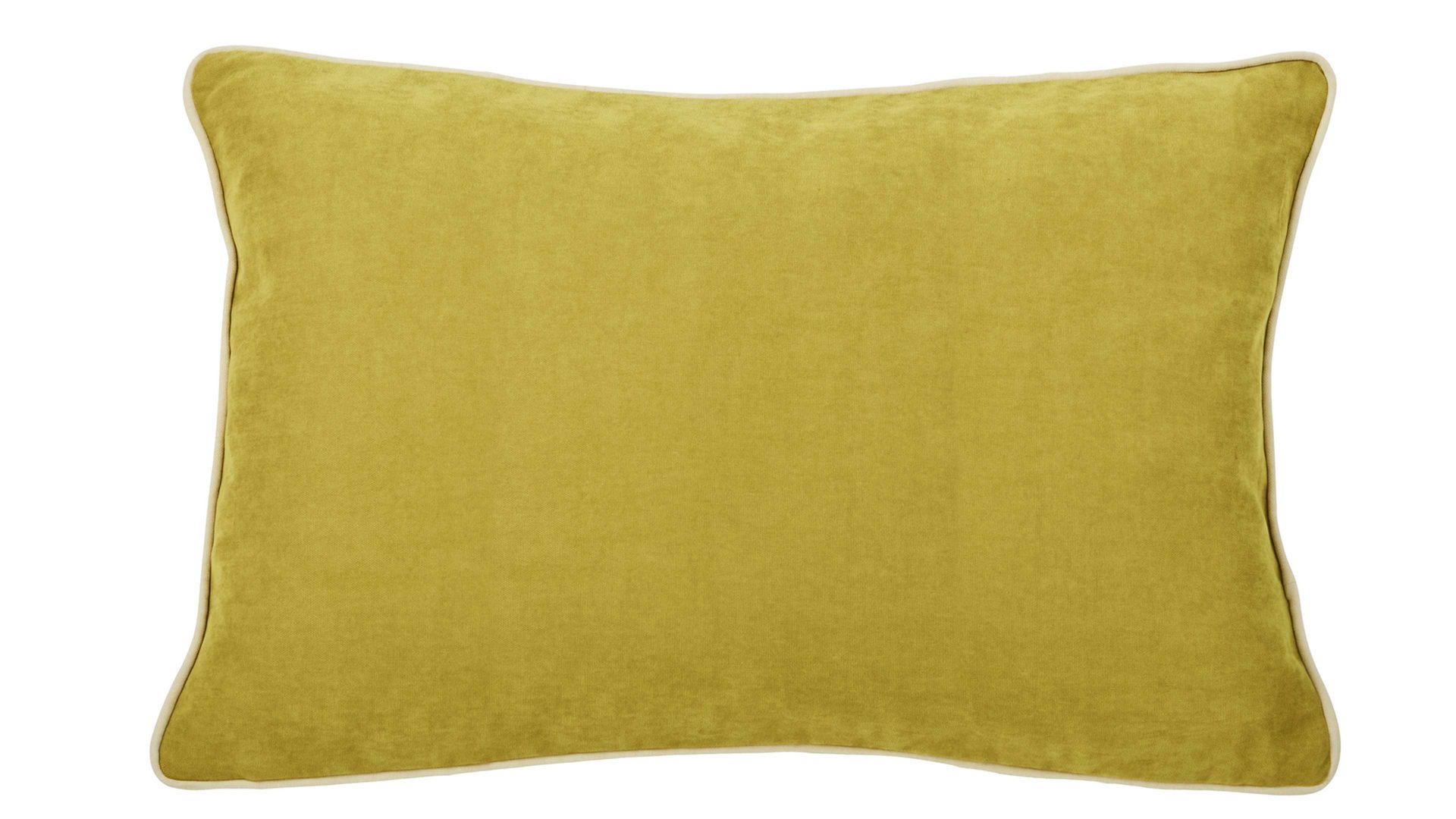 Kissenbezug /-hülle Done.® aus Kunstfaser in Grün done.® Kissenhülle Cushion Joy apfelgrüner Veloursbezug - ca. 40 x 60 cm