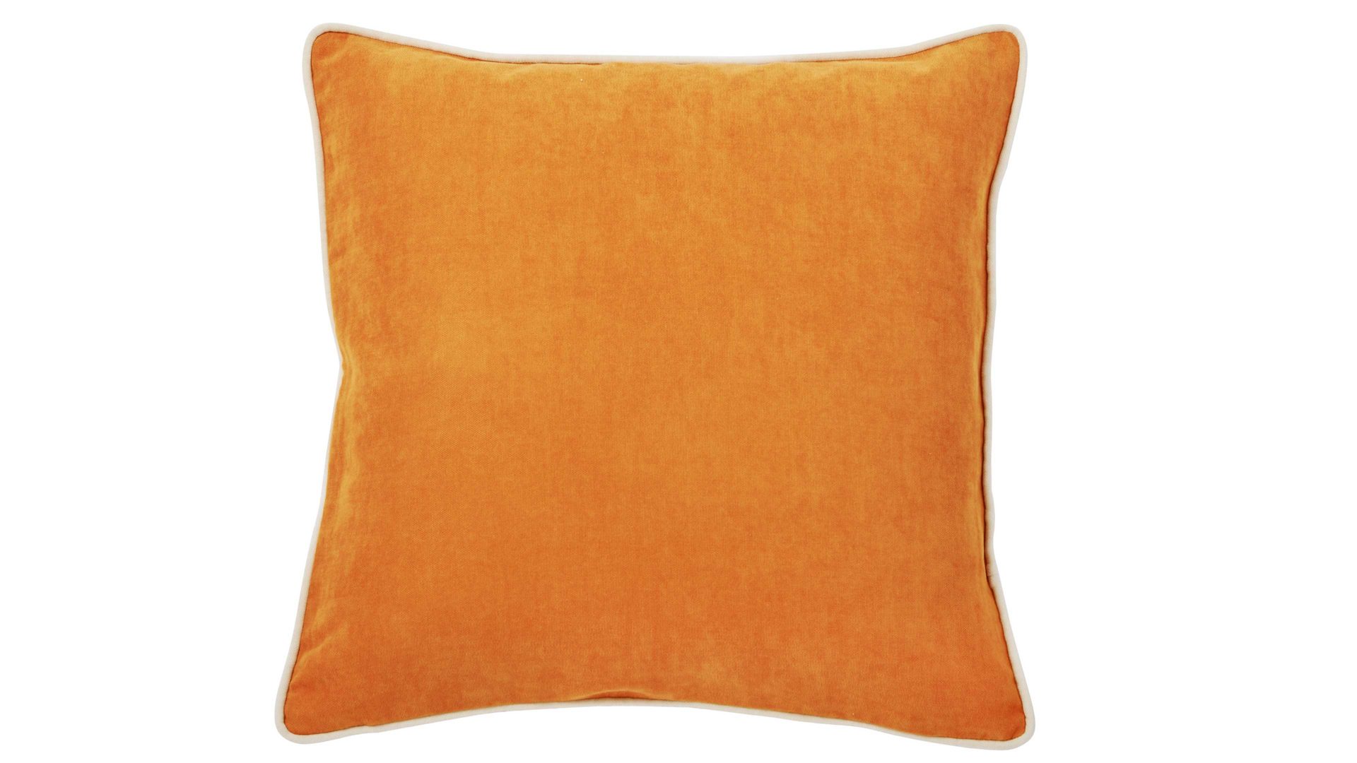 Kissenbezug /-hülle Done.® aus Kunstfaser in Orange done.® Kissenhülle Cushion Joy oranger Veloursbezug - ca. 45 x 45 cm