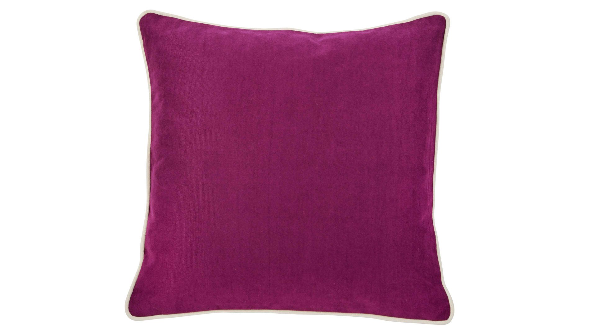 Kissenbezug /-hülle Done.® aus Kunstfaser in Lila done.® Kissenhülle Cushion Joy beerefarbener Veloursbezug - ca. 45 x 45 cm