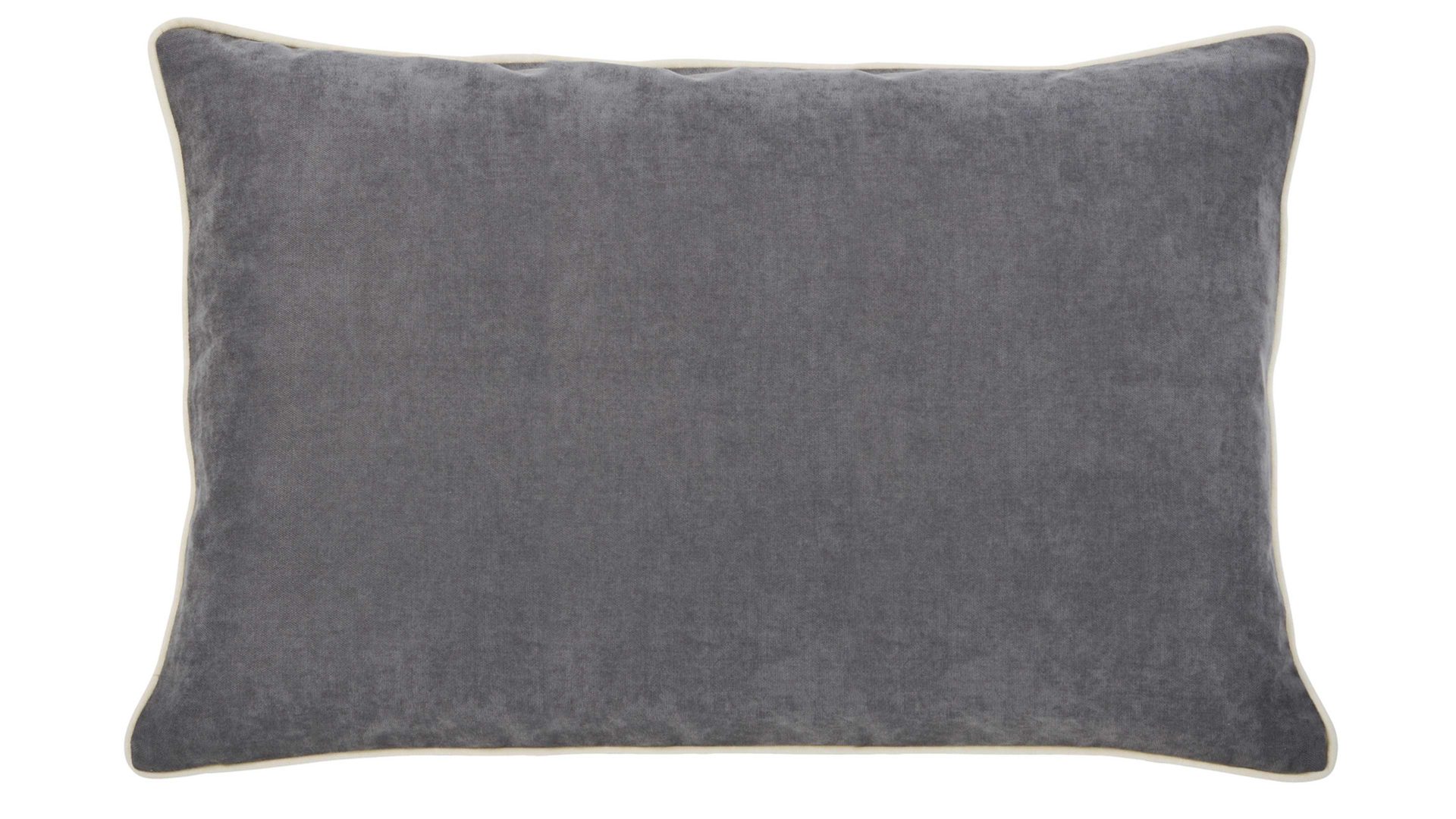 Kissenbezug /-hülle Done.® aus Kunstfaser in Grau done.® Kissenhülle Cushion Joy grauer Veloursbezug - ca. 40 x 60 cm