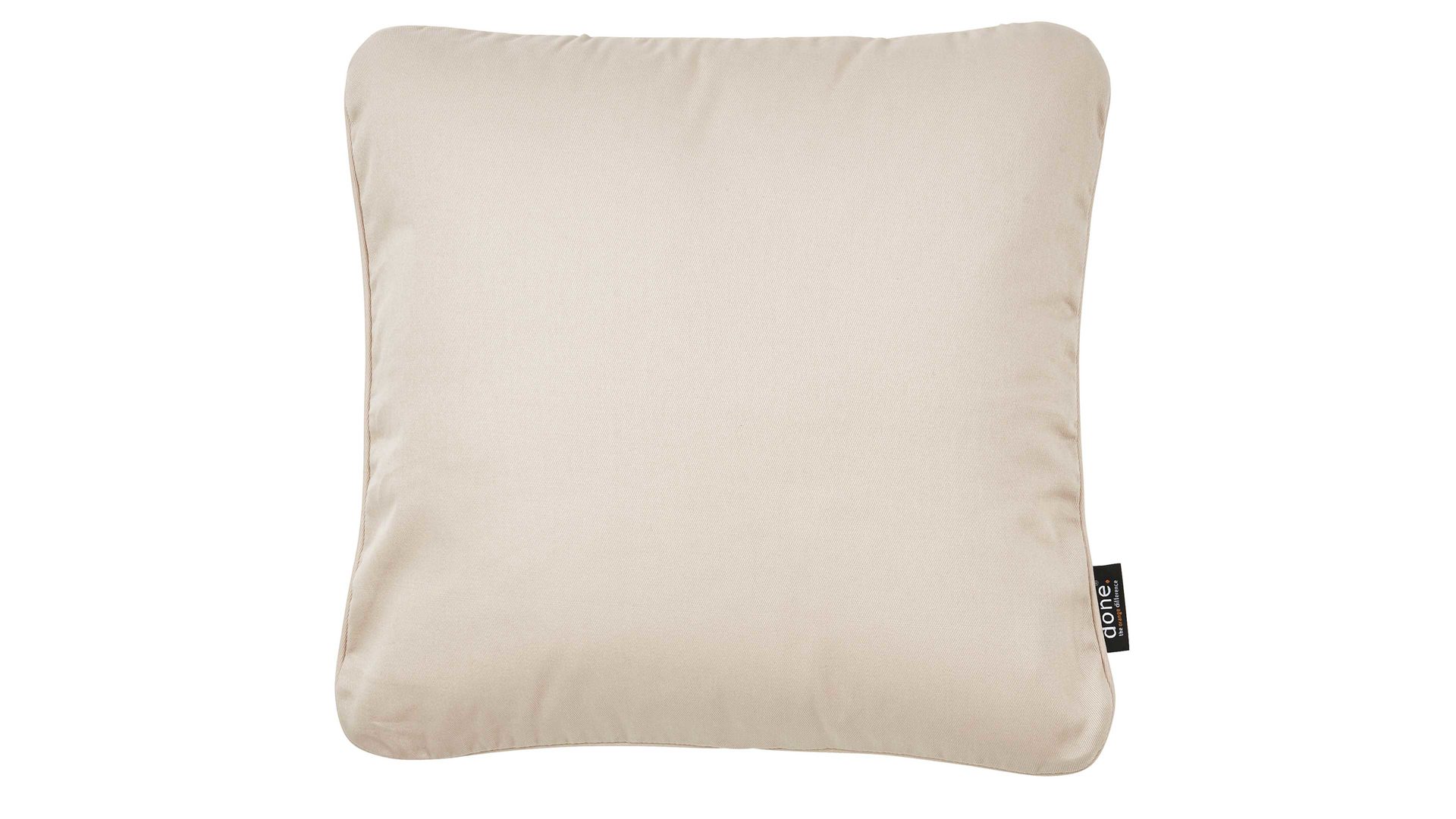 Kissenbezug /-hülle Done.® aus Baumwolle in Weiß done.® Kissenhülle Cushion Uni sternweißer Panamabezug - ca. 65 x 65 cm
