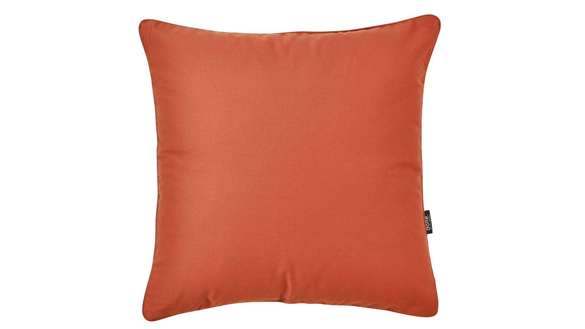 Kissenbezug /-hülle Done.® aus Baumwolle in Braun done.® Kissenhülle Cushion Uni rostfarbener Panamabezug - ca. 45 x 45 cm