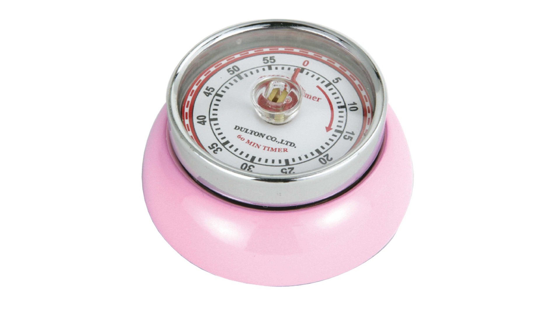 Eieruhr Küchenprofi aus Metall in Rosa KÜCHENPROFI Küchentimer Speed rosafarbenes Metall – Durchmesser ca. 7 cm