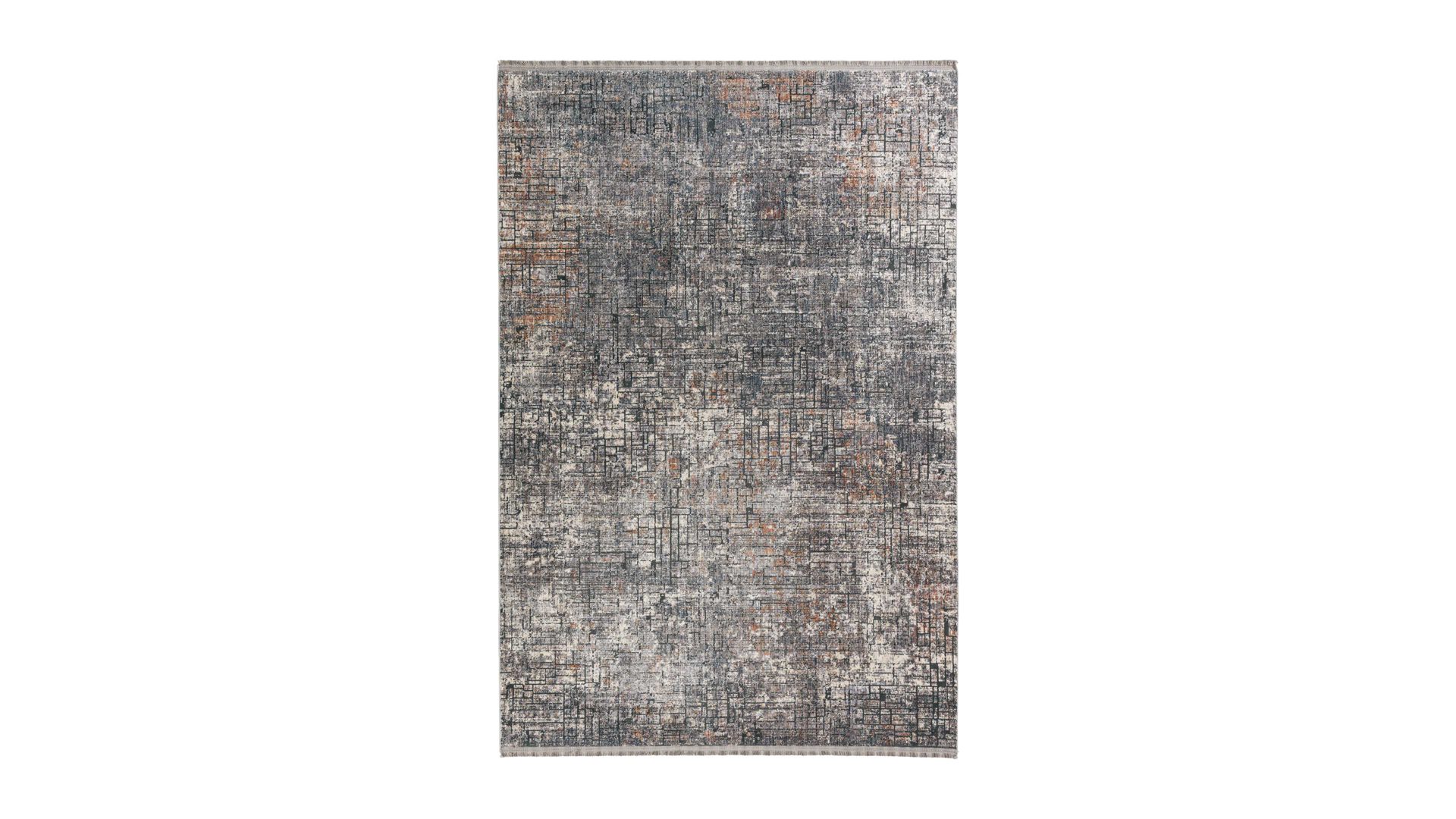 Webteppich Golze | astra aus Kunstfaser in Grau ASTRA® Teppich Sarezzo grau gemustert - ca. 160 x 230 cm