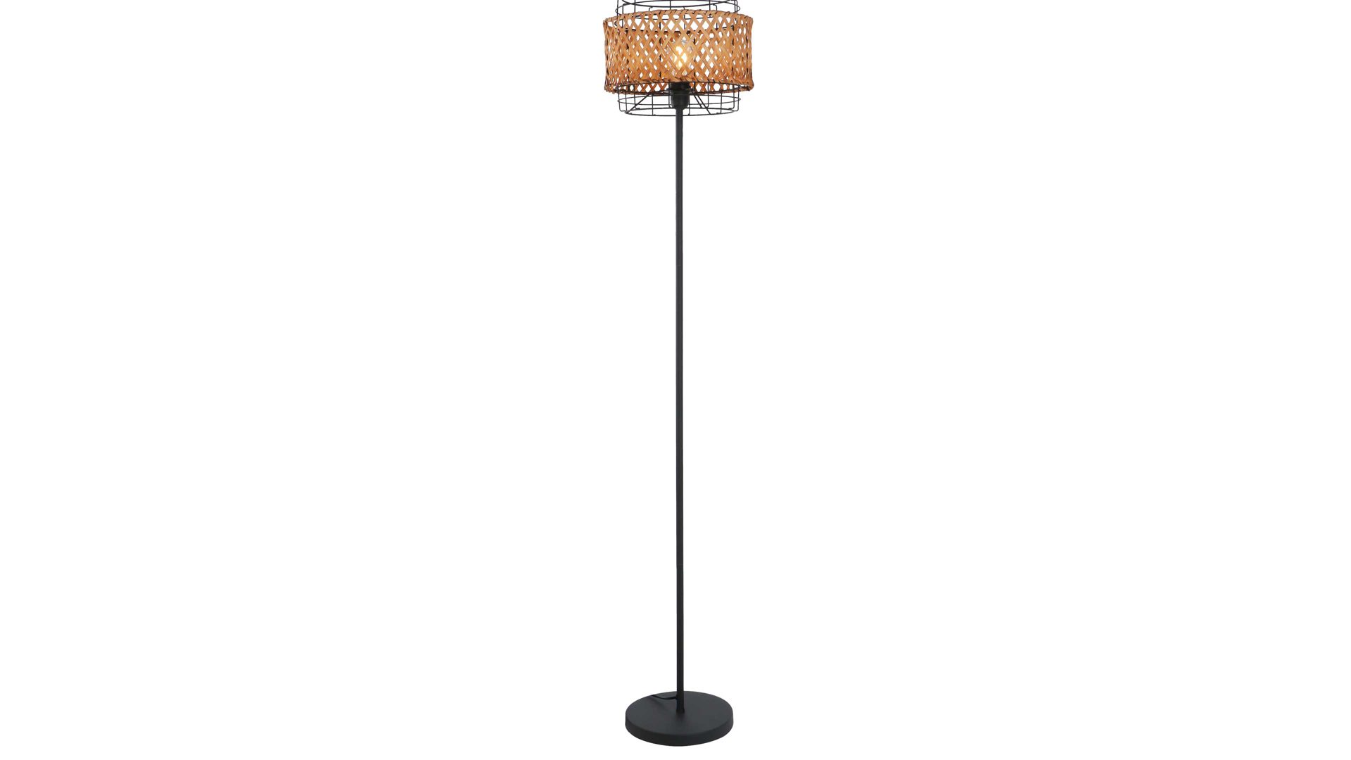 Stehleuchte Globo lighting aus Metall in Holzfarben Stehleuchte Gina Bambus & Metall – Höhe ca. 151 cm