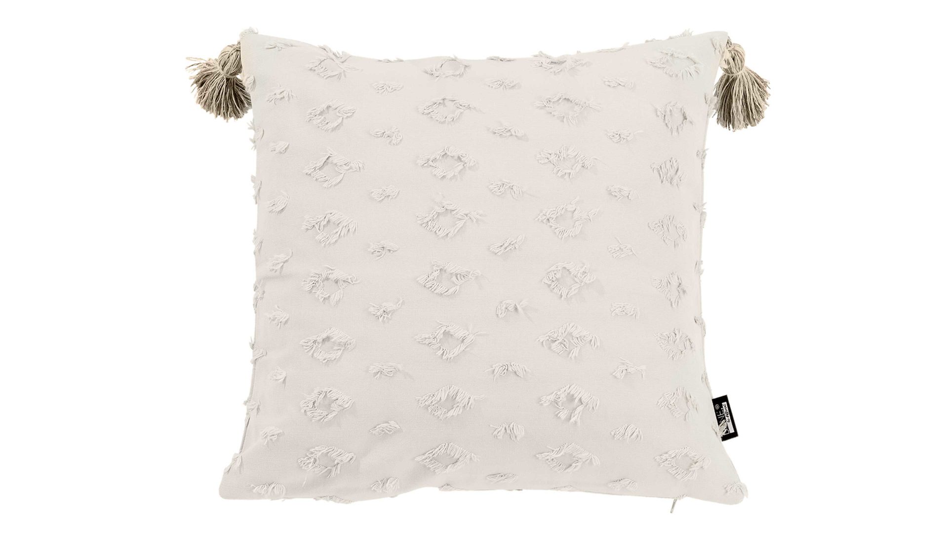Kissenbezug /-hülle Done.® aus Baumwolle in Beige done.® Kissenhülle Cushion Luise tofufarbene Baumwolle - ca. 45 x 45 cm
