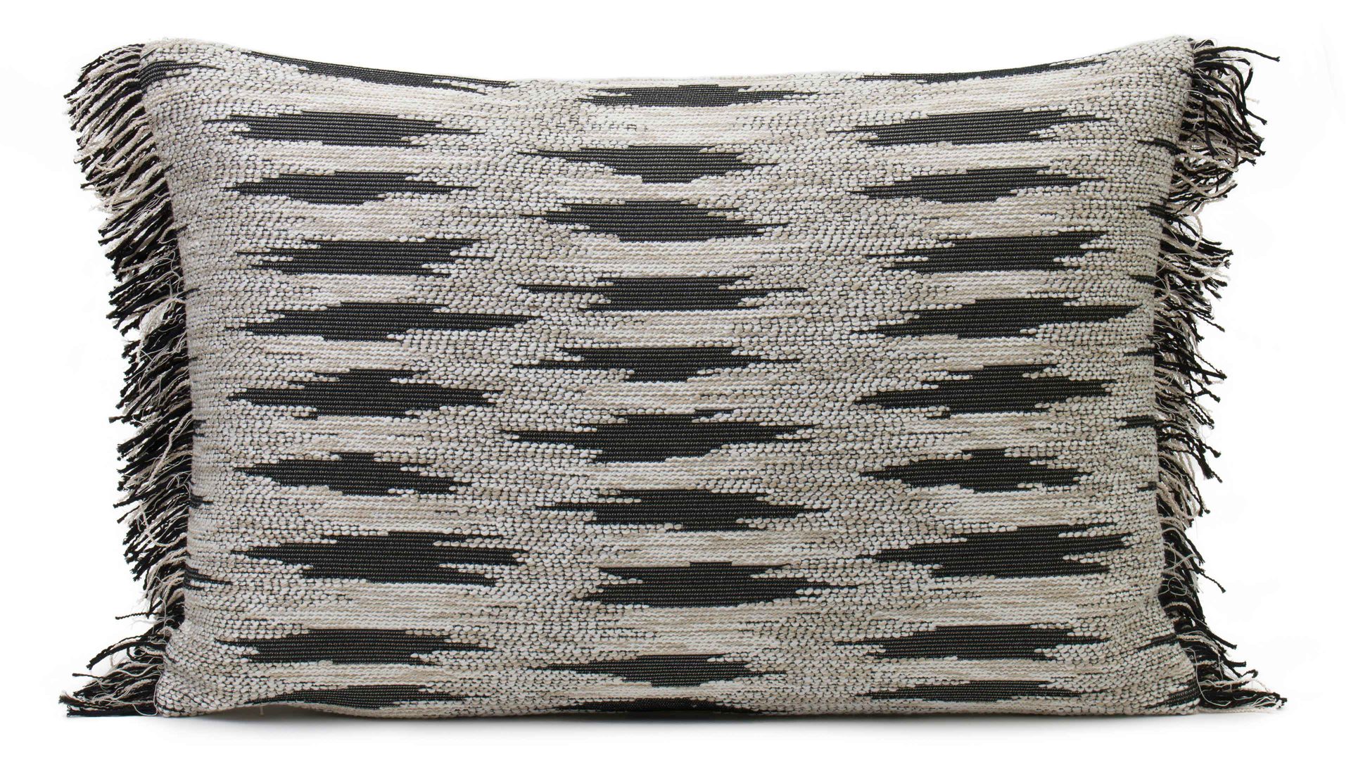 Kissenbezug /-hülle Gözze aus Stoff in Schwarz GÖZZE Kissenbezug Boho Style Schwarz – ca. 40 x 60 cm