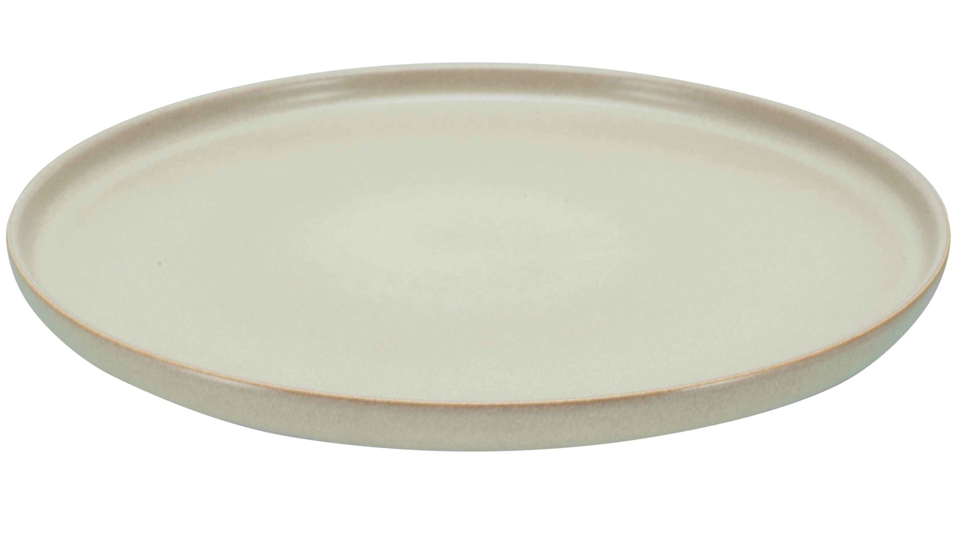 Servierplatte Creatable aus Keramik in Beige CREATABLE Uno – Gourmetplatte sandfarbenes Steinzeug – Durchmesser ca. 33 cm