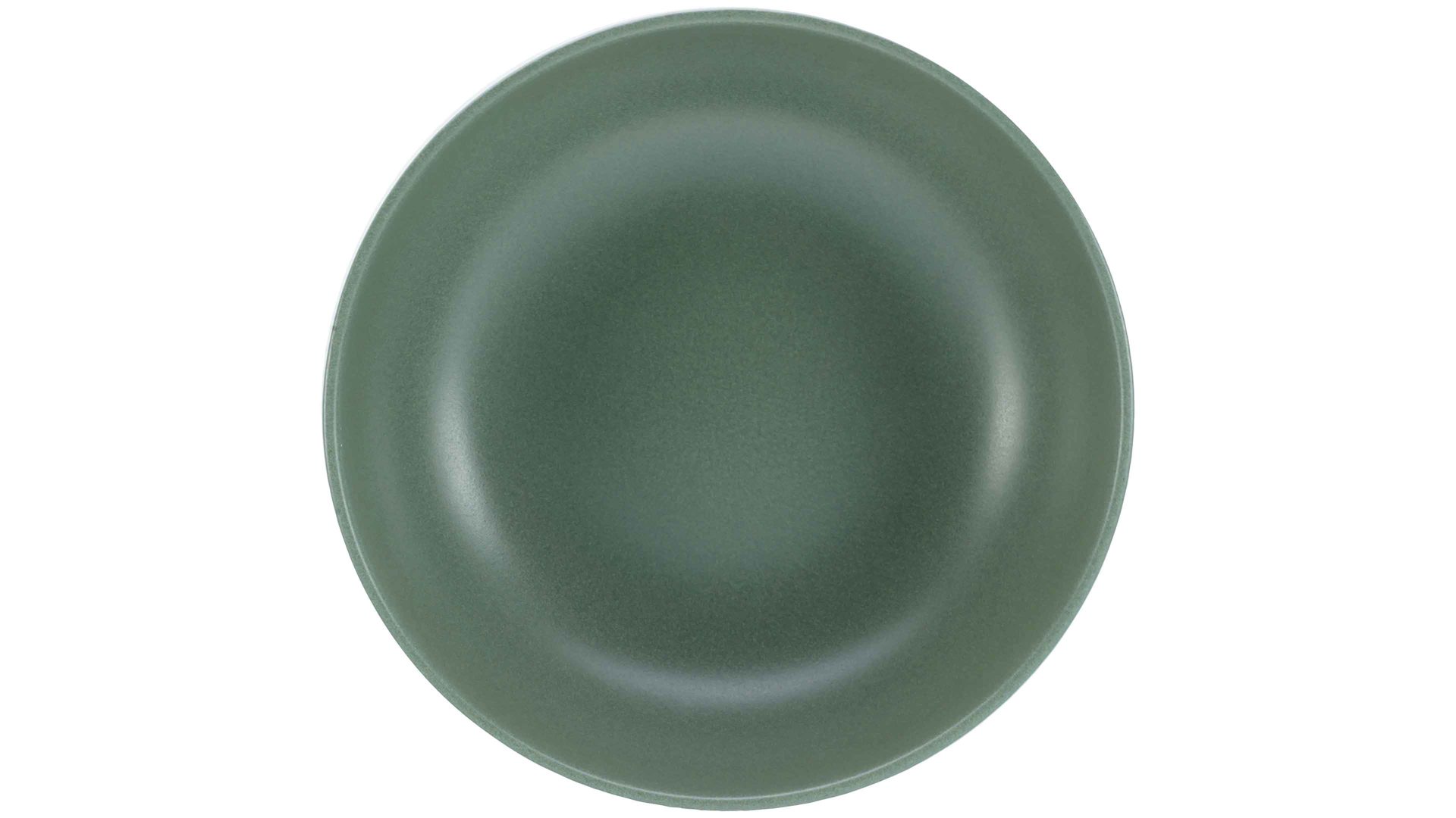 Suppenteller Creatable aus Keramik in Grün CREATABLE Uno – Suppenteller grünes Steinzeug – Durchmesser ca. 22 cm