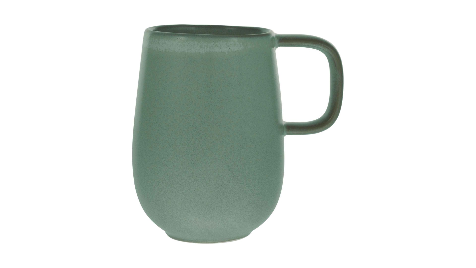 Kaffeebecher Creatable aus Keramik in Grün CREATABLE Uno – Kaffeebecher grünes Steinzeug - 370 ml Fassungsvermögen