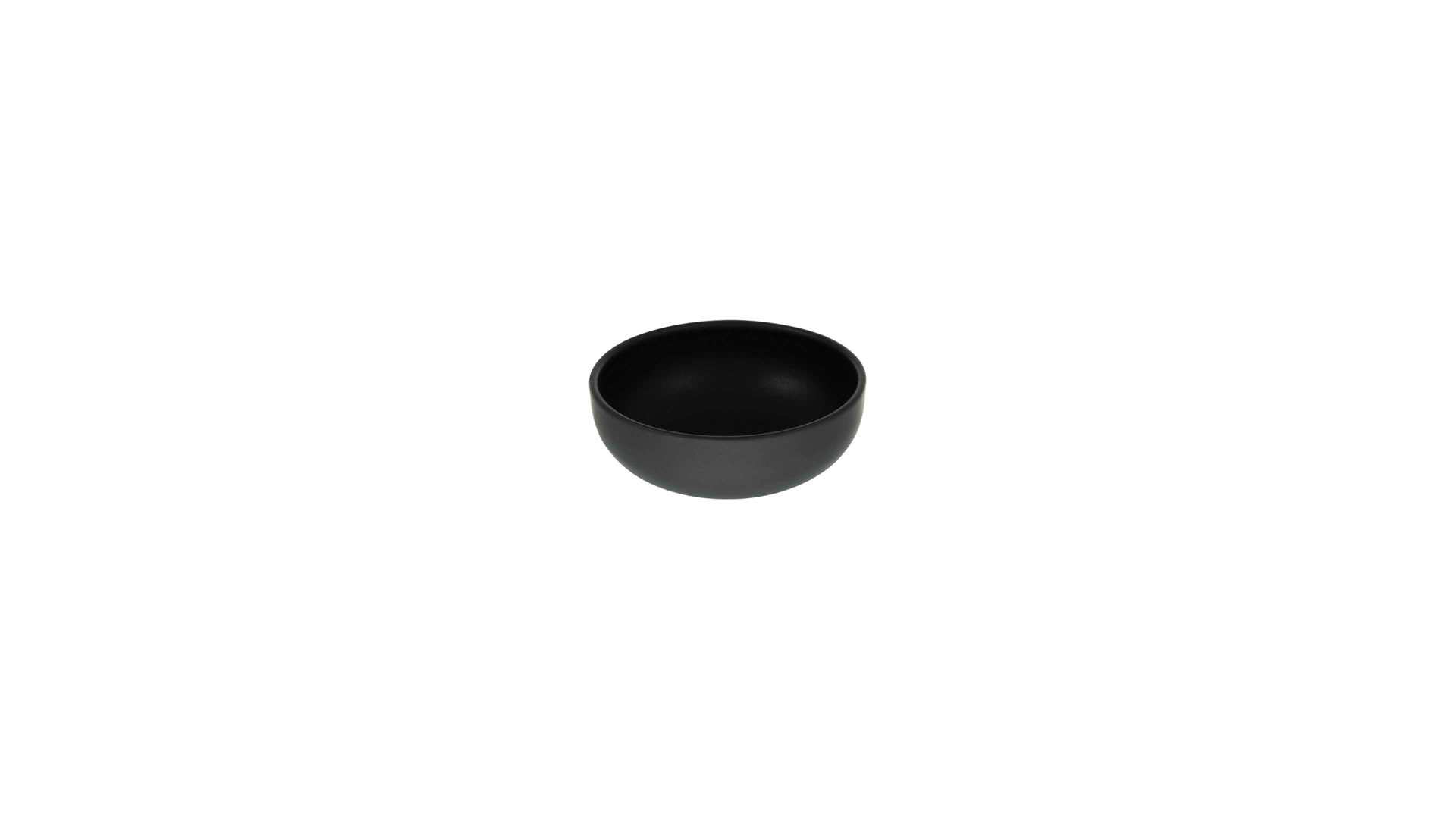 Schale Creatable aus Keramik in Schwarz CREATABLE Uno – Dipschale schwarzes Steinzeug – Durchmesser ca. 12 cm