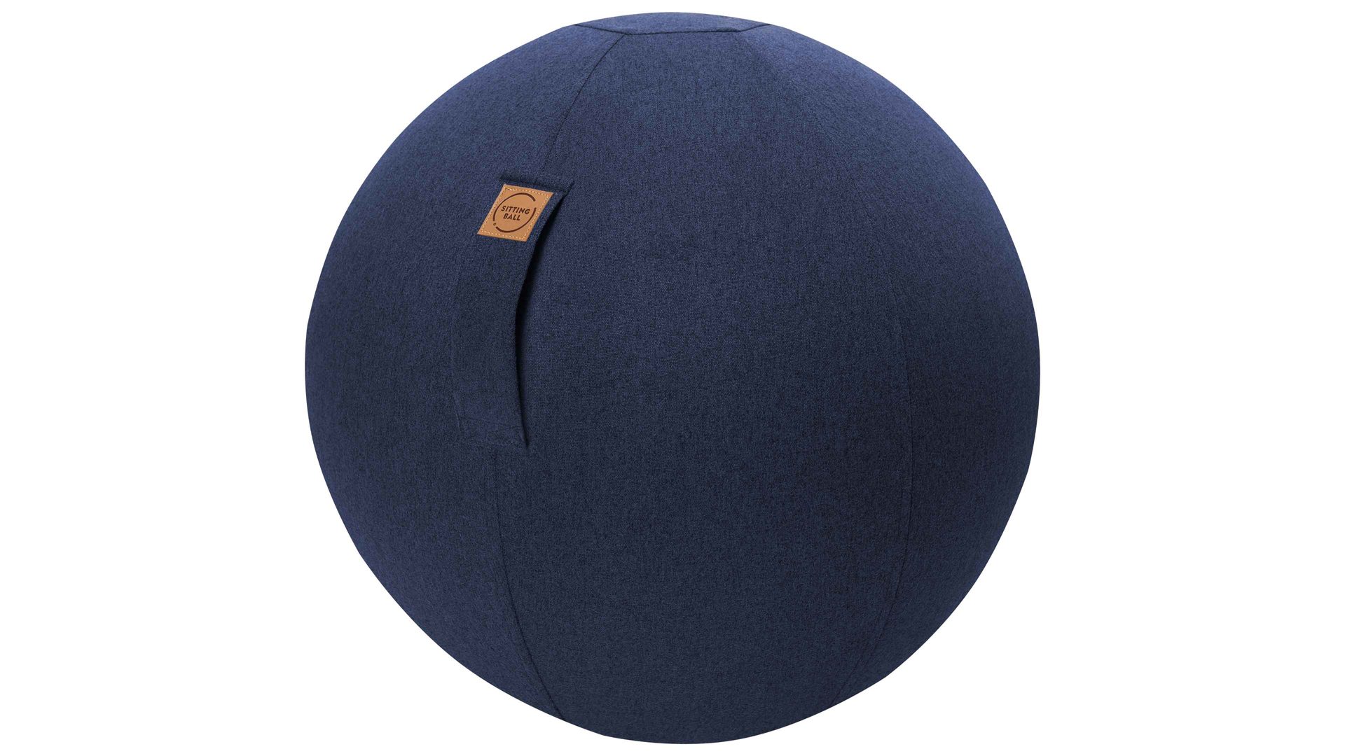 Sitzball Magma sitting point aus Kunstfaser in Dunkelblau SITTING BALL® Felt dunkelblauer Bezug – Durchmesser ca. 65 cm