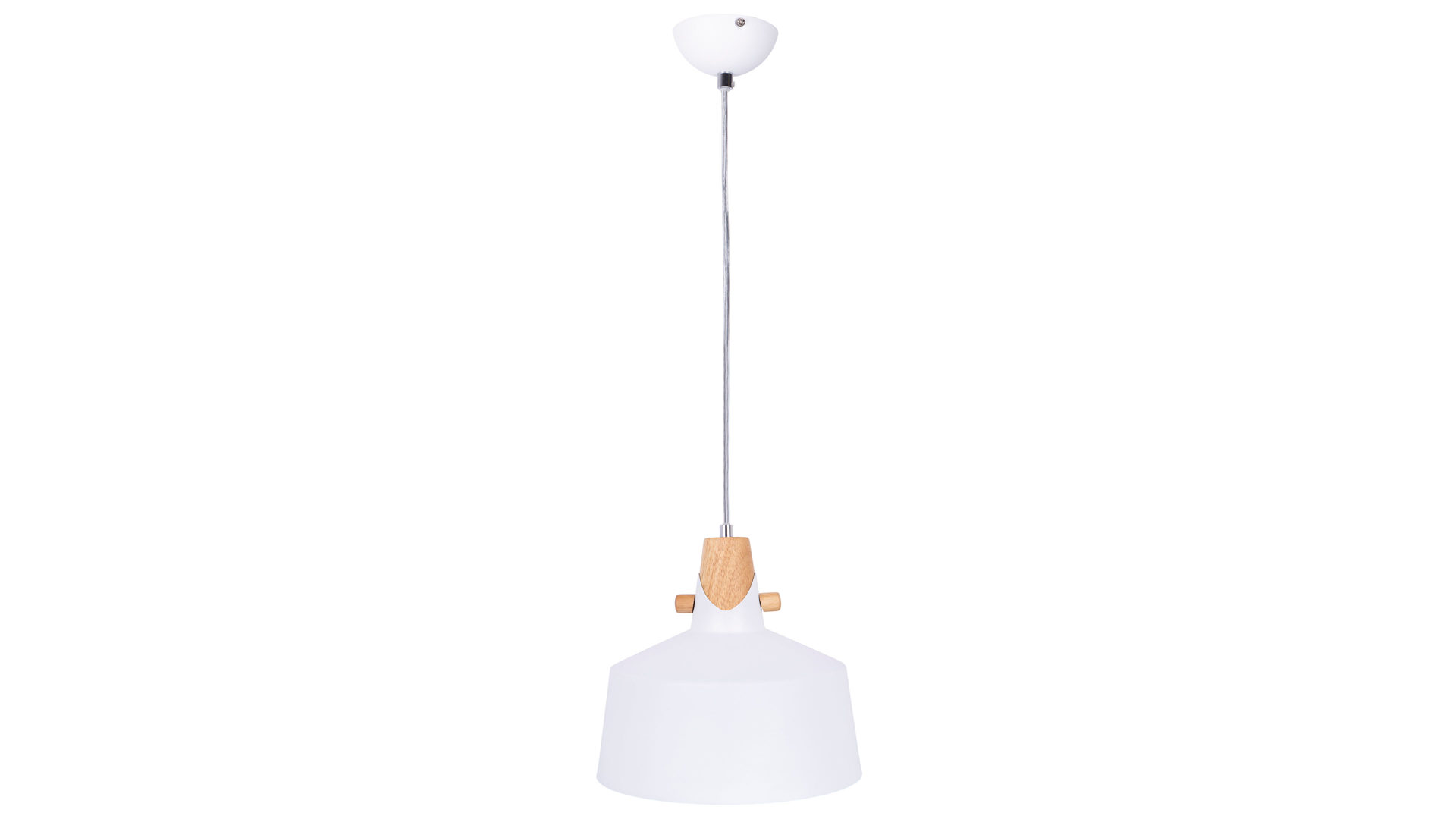 Pendelleuchte Art home - nino leuchten aus Metall in Weiß Nino Pendelleuchte Melena weisses Metall - Durchmesser c. 28 cm