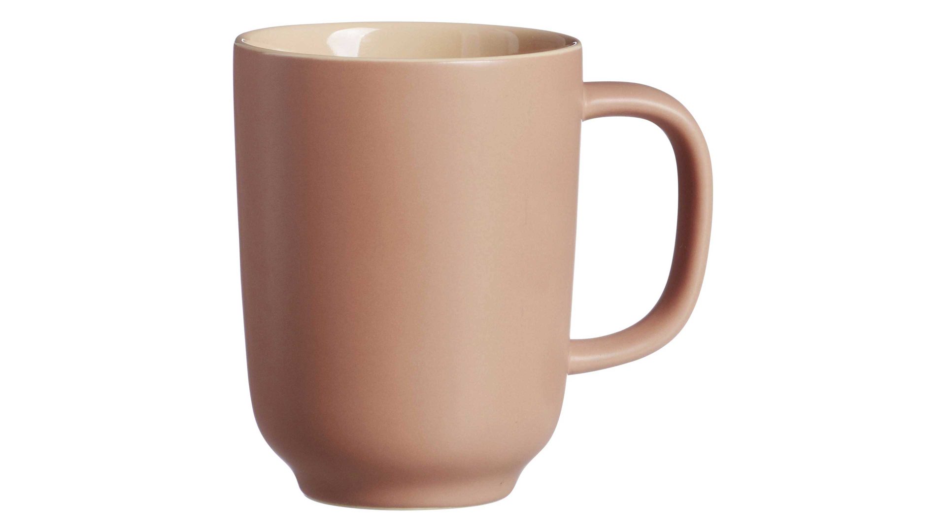 Kaffeebecher Ritzenhoff & breker aus Keramik in Beige Ritzenhoff & Breker Kaffeebecher Jasper puderfarbenes Steinzeug – Füllmenge ca. 320 ml