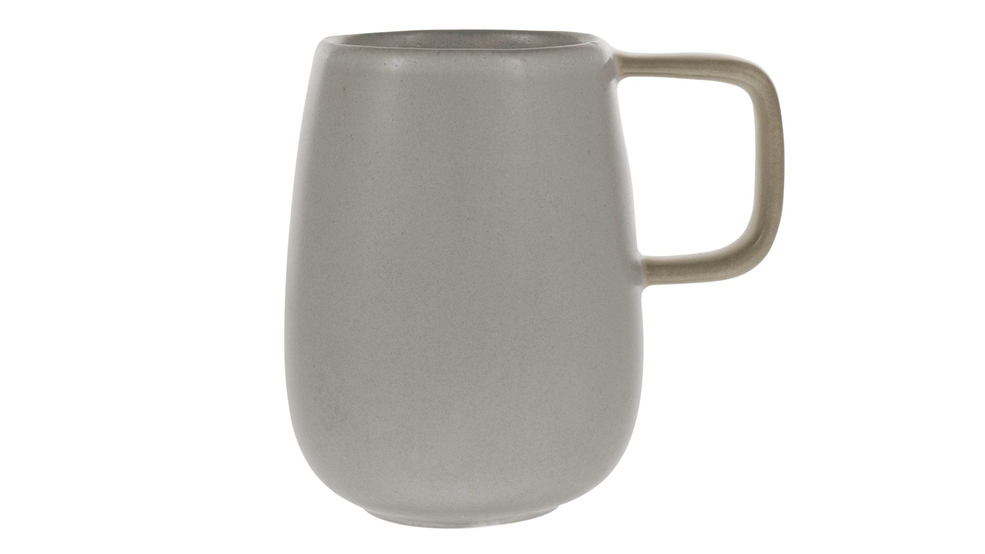 Kaffeebecher Interliving BEST BUDDYS! aus Keramik in Grau Interliving BEST BUDDYS! Uno – Kaffeebecher graues Steinzeug - 370 ml Fassungsvermögen