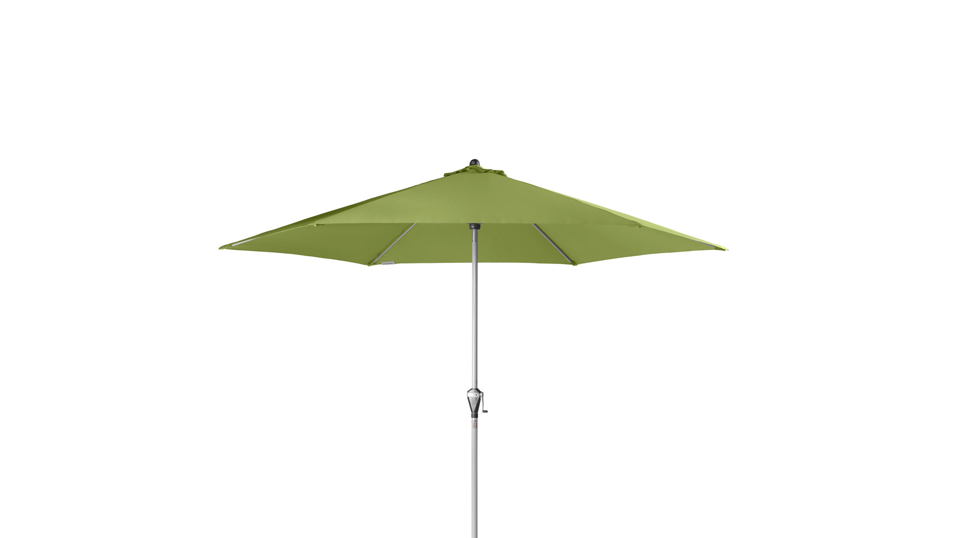 Sonnenschirm Doppler® aus Stoff in Grün doppler® Kurbel-Sonnenschirm Active grüne  Bespannung – Durchmesser ca. 320 cm