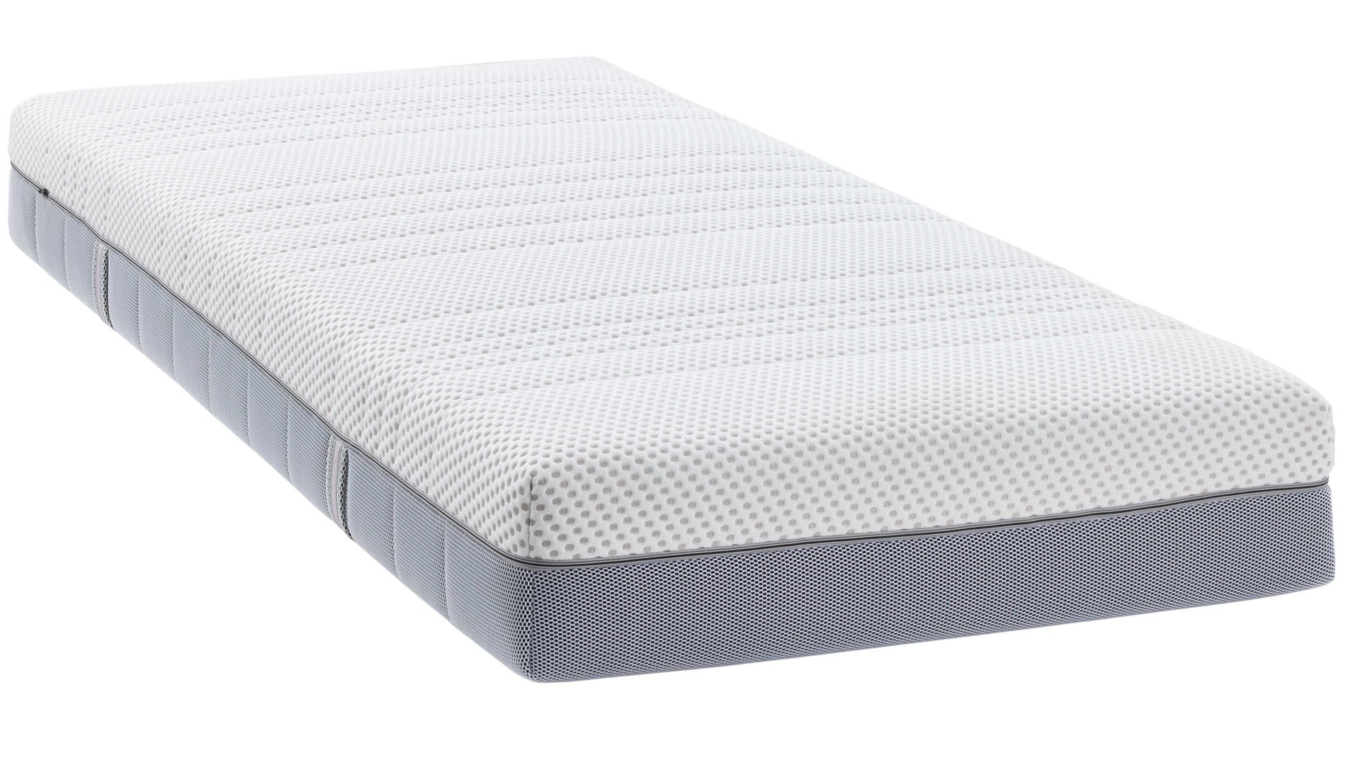 Federkernmatratze Interliving aus Stoff in Weiß Interliving Polsterbett Serie 1416 - Taschenfederkernmatratze Liegefläche ca. 90 x 200 cm