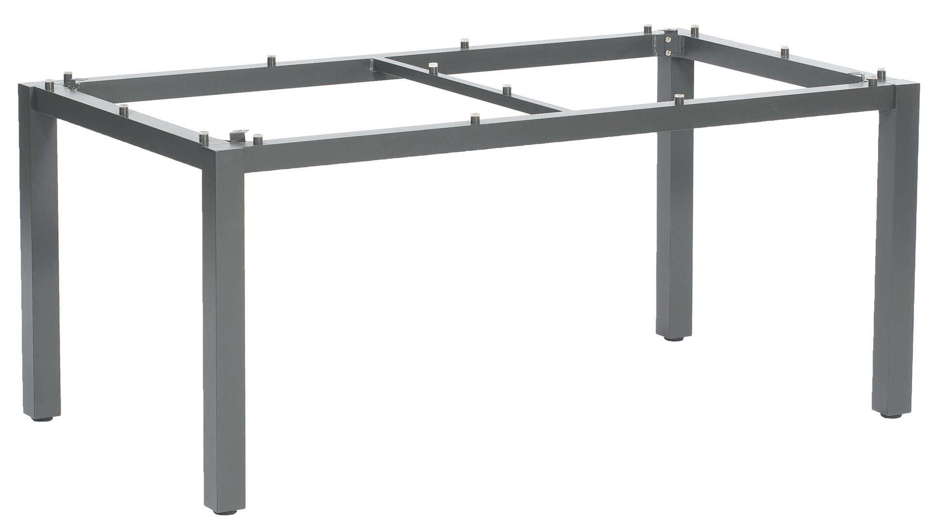 Tischgestell Sonnenpartner® | müsing aus Metall in Anthrazit Garten-Tischgestell Base Aluminium - ca. 160 x 90 cm