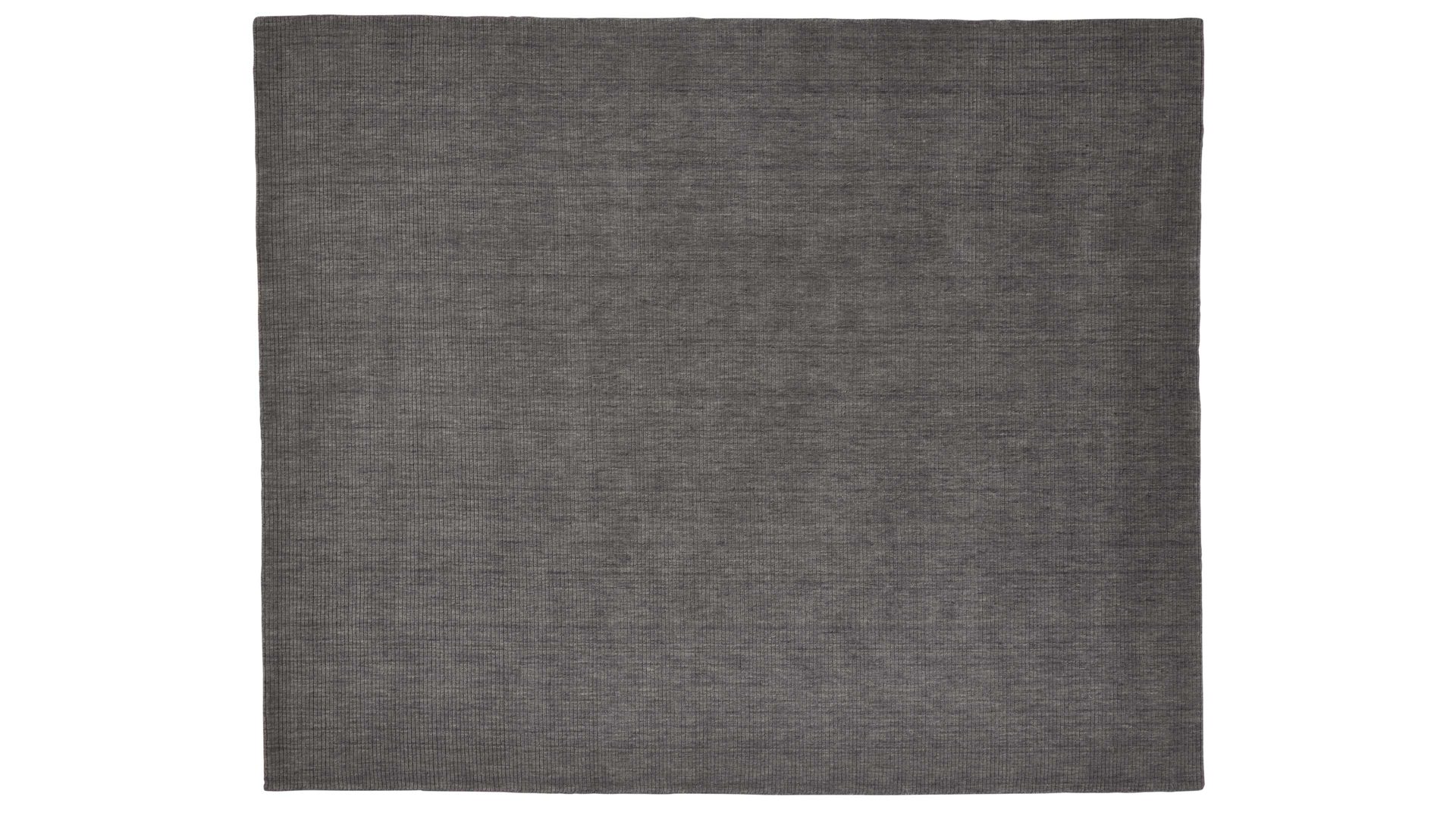 Handwebteppich Interliving aus Naturfaser in Grau Interliving Teppich Serie R-8120 Grau - ca. 70 x 140 cm