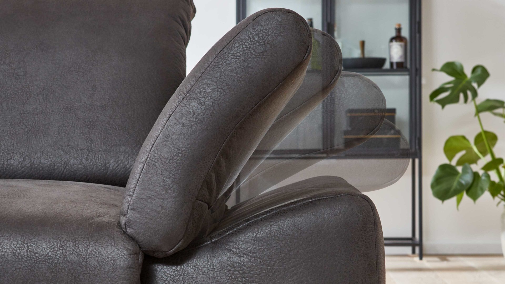 Funktion Dietsch. aus Metall in Transparent Polsterprogramm Tiamo - Armlehnverstellung manuell