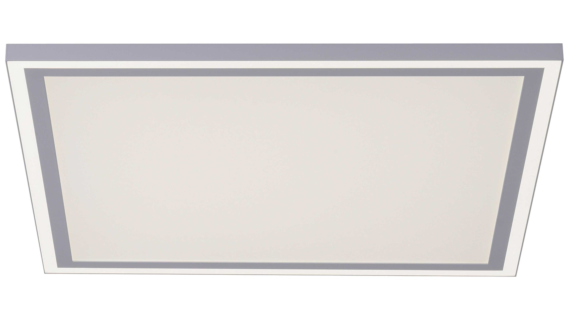 Deckenleuchte Leuchtendirekt aus Metall in Weiß LeuchtenDirekt Leuchten Serie Edging - Deckenlampe weißes Metall - ca. 68 x 68 cm