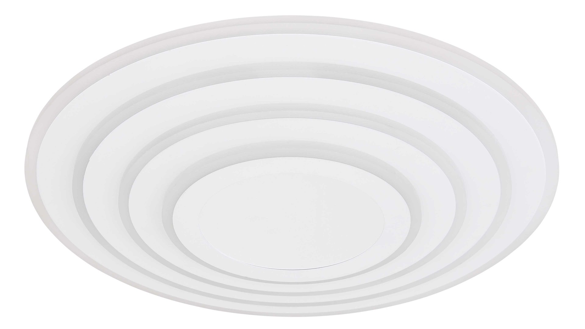 Deckenleuchte Globo lighting aus Metall in Weiß GLOBO Deckenlampe Jocelyn, per App steuerbar weißes Metall & opalweißes Acryl -  Durchmesser ca. 50 cm