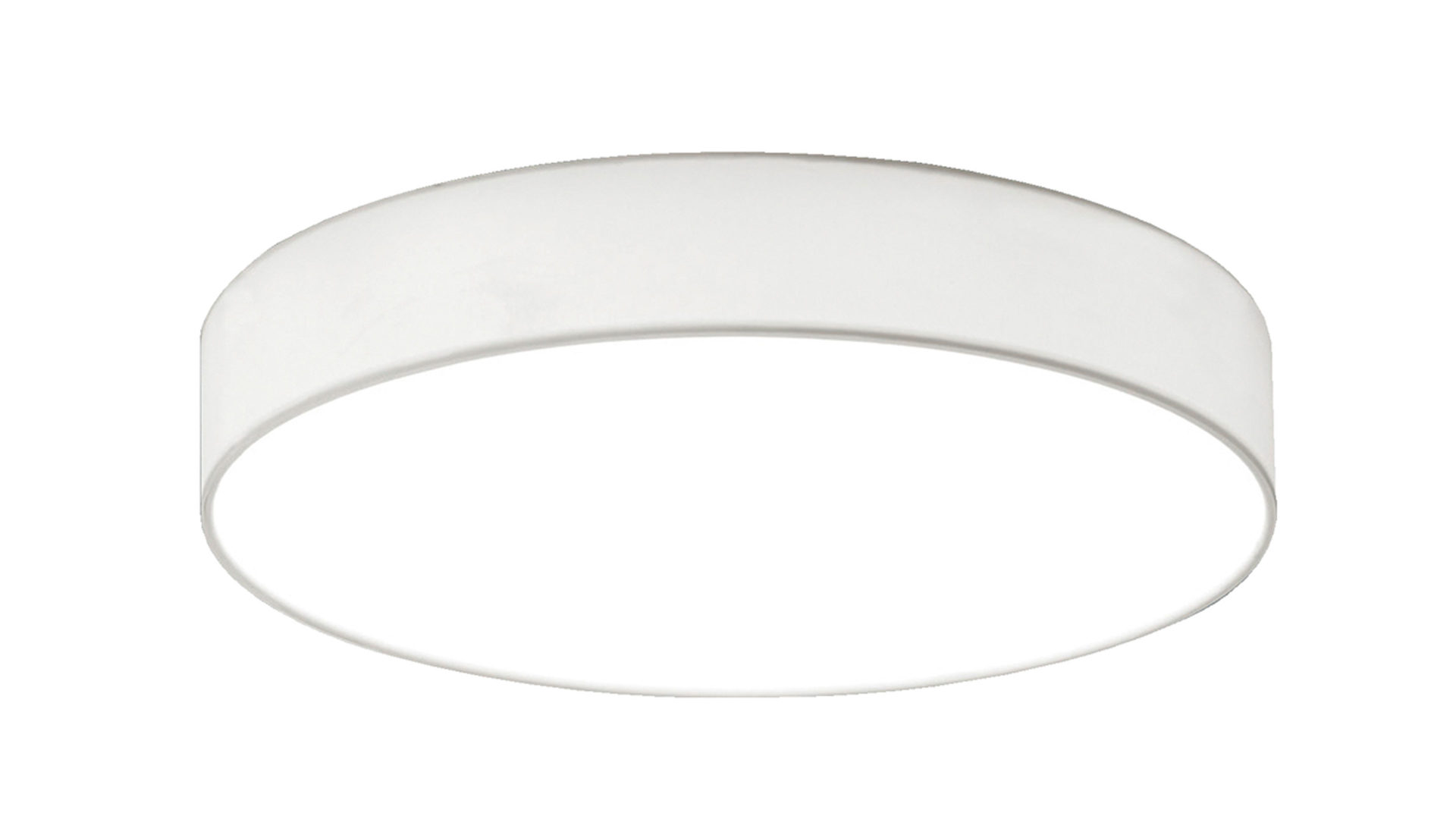 Deckenleuchte Trio leuchten aus Stoff in Weiß TRIO LED-Deckenleuchte Lugano weißer Lampenschirm – Durchmesser ca. 30 cm