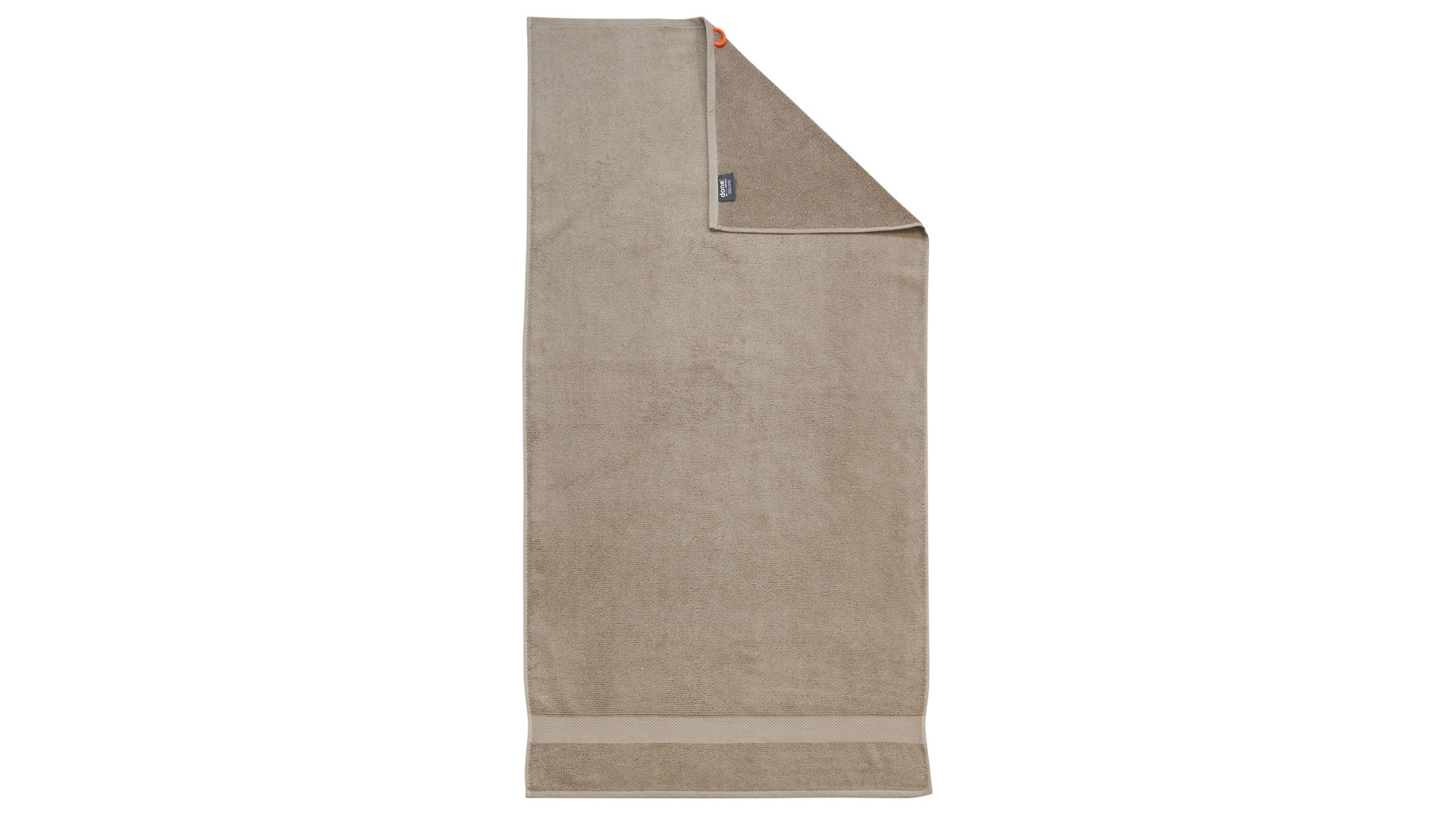 Duschhandtuch Done.® aus Stoff in Hellbraun done.® XL-Duschtuch Deluxe für Ihre Heimtextilien taupefarbene Baumwolle – ca. 70 x 140 cm
