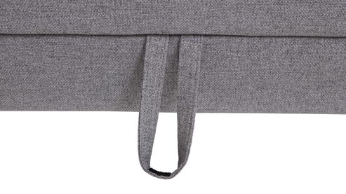 Funktion SOFAkultur aus Stoff in Hellgrau SOFAkultur Programm SK 239 - Bettfunktion hellgraues Flachgewebe Mono