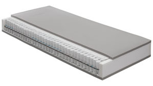 Federkernmatratze Interliving aus Stoff in Weiß Interliving Matratze Medikontur 1931 Taschenfederkern, H4 – Liegefläche ca. 100 x 200 cm