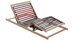 Lattenrost Interliving aus Holz in Holzfarben Interliving Lattenrost Serie 1951 - V6185 motorisch mit Funk-Fernbedienung – Liegefläche ca. 80 x 200 cm