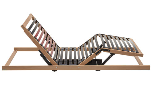 Lattenrost Interliving aus Holz in Holzfarben Interliving Lattenrost Serie 1951 - V6185 motorisch mit Funk-Fernbedienung – Liegefläche ca. 80 x 200 cm