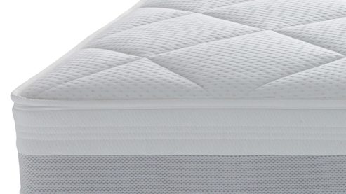 Federkernmatratze Interliving aus Stoff in Weiß Interliving Matratze Medikontur 1931 Taschenfederkern, H3 – Liegefläche ca. 90 x 200 cm