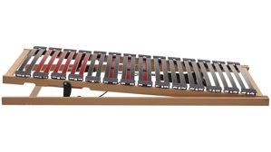 Lattenrost Interliving aus Holz in Holzfarben Interliving Lattenrost Serie 1952 - Lattenrahmen mit Reflux-Verstellung motorisch mit Handschalter – Liegefläche ca. 90 x 190 cm