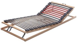 Lattenrost Interliving aus Holz in Holzfarben Interliving Lattenrost Serie 1952 mit manueller Kopf- und Fußteilverstellung manuell – Liegefläche ca. 90 x 200 cm