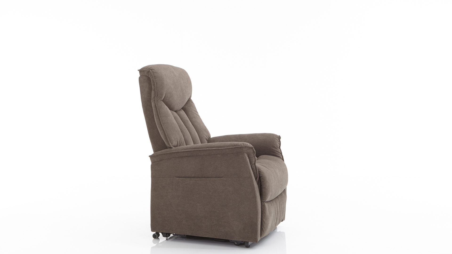 Fernsehsessel Duo collection aus Stoff in Braun TV-Sessel, ein Polstermöbel mit Federkern dunkelbrauner Stoffbezug Bari