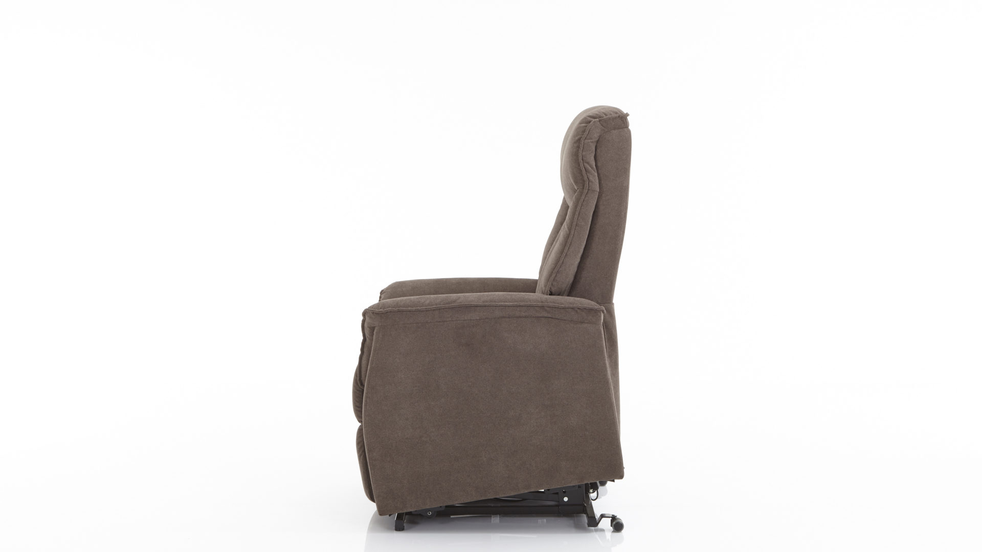 Fernsehsessel Duo collection aus Stoff in Braun TV-Sessel, ein Polstermöbel mit Federkern dunkelbrauner Stoffbezug Bari