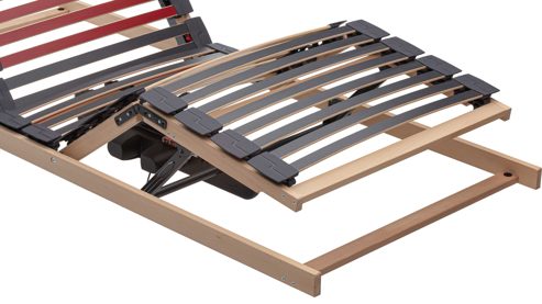 Lattenrost Interliving aus Holz in Holzfarben Interliving Lattenrost Serie 1952 - V6285 zweifach motorisch mit Funk-Fernbedienung – Liegefläche ca. 80 x 200 cm