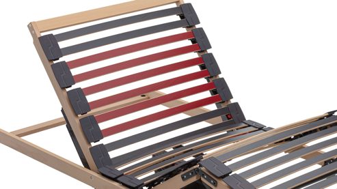 Lattenrost Interliving aus Holz in Holzfarben Interliving Lattenrost Serie 1952 - V6286 dreifach motorisch mit Funk-Fernbedienung – Liegefläche ca. 80 x 200 cm