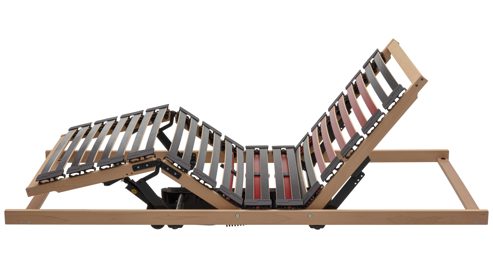 Lattenrost Interliving aus Holz in Holzfarben Interliving Lattenrost Serie 1952 - V6286 dreifach motorisch mit Funk-Fernbedienung – Liegefläche ca. 80 x 200 cm