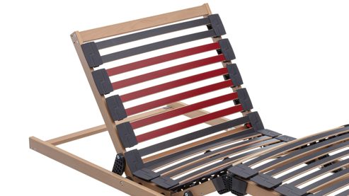 Lattenrost Interliving aus Holz in Holzfarben Interliving Lattenrost Serie 1952 - V6288 Smart zweifach motorisch mit Handschalter – Liegefläche ca. 90 x 200 cm